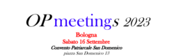 Oggi a Bologna, OP meetings 2023. Vivere la fede, sfide e scenari. Schermata 2023 09 16 Alle 08.12.49 250x81