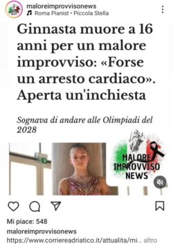 Malore 16 Anni 250x355