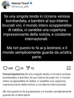 Se una Sola Tenda Fosse Bombardata in Ucraina...Jewish Voice for Peace: a Pesach Riconosciamo il Genocidio in Corso. Gaza Ucraina Palestina 250x332
