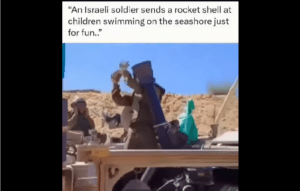 gaza bambini mare